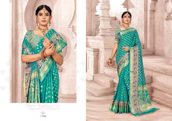 Sangam Mandakini Silk Festive Wear Saree Collection